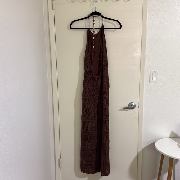 Beaded Crochet-Style Maxi Dress - Picture 8 of 8